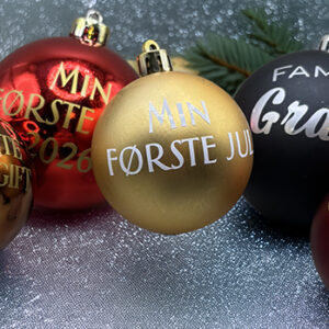 Julekuler med navn