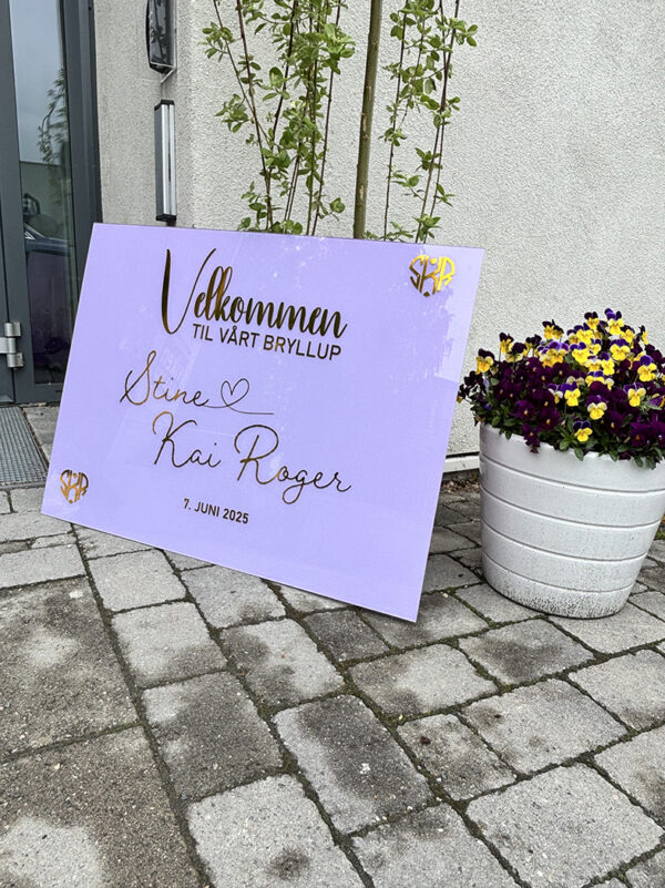 Velkomstskilt